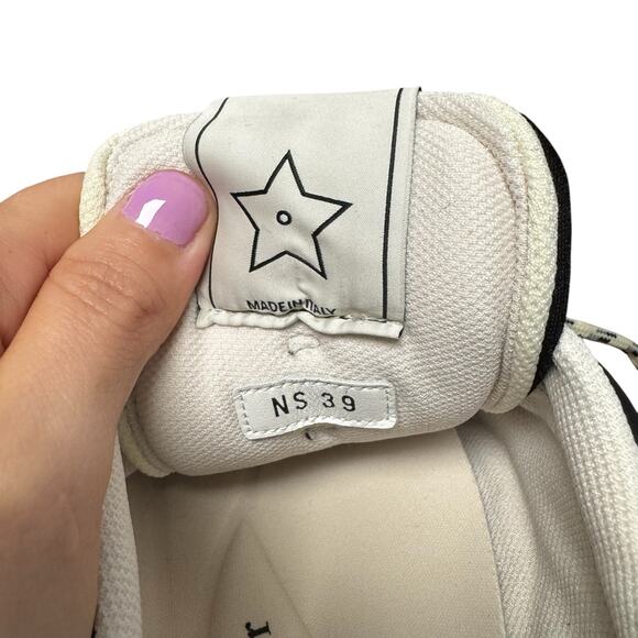 Christian Dior Black Calfskin D Sketch Sneaker Womens 9 - Picture 10 of 11